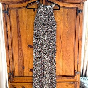 Loft smocked jumpsuit sz M